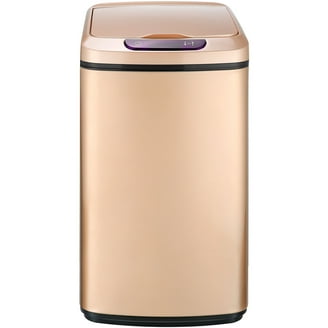 Hanover 9-Liter / 2.3-Gallon Trash Can with Sensor Lid in Gold