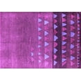 thumbnail image 1 of Ahgly Company Indoor Rectangle Solid Purple Modern Area Rugs, 3' x 5', 1 of 4