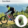 thumbnail image 2 of Máscara Facial Todo Incluido de Bargains Únicos Poliéster Patrón Panal Mantener Caliente Transpirable Verde Aguacate 1 Pcs, 2 of 6