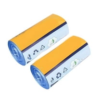 CCOCC 60Pcs 2 Gallon Handle Garbage Bags Trash Can Liners Bathroom Bedroom Office Kitchen Trash Bags Home Waste Plastic Trash Can Liners