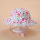 thumbnail image 1 of Sombrero de cubo de algodón con estampado de dibujos animados para niños, gorra de sol sólida con estampado de flores, barato, Panamá, verano, 2022, 1 of 4