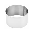 thumbnail image 2 of Pastry Tek Round Silver Stainless Steel Pastry Ring Mold - 4" x 4" x 2 1/2" - 1 count box, 2 of 6