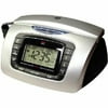 GE 29297GE3 - Corded phone - with clock radio with caller ID/call waiting - black, silver