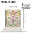 thumbnail image 6 of TSOVTHRID Butterfly Rose Floral Plant Print Chair Back Cover Dining Room Chair Cover Chair Back Protector Cover Washable Chairs Slipcovers for Weeding Banquet Party Decor, Set of 2, 6 of 7