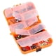 thumbnail image 3 of Kit de 257 señuelos de pesca de agua dulce para lubina, trucha y salmón. naranja, 3 of 5