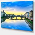 thumbnail image 2 of Carraia Medieval Bridge on Arno River - Beach Photo Canvas Print, 2 of 3