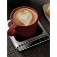 thumbnail image 3 of AMERTEER Coffee Mug Warmer with 3-Gears Heating Temperature Setting Auto Shut ON/Off and USB Power Electric Mug Warmer for Coffee Milk Water Tea Beverage Warmer, 3 of 7