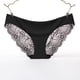 thumbnail image 3 of Tanga de malla de cintura alta para mujer - Ropa interior de encaje ajustable - Lencería sexy y cómoda (S-XXL, 90 % nailon), 3 of 5