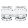 thumbnail image 1 of 2Pcs Clear Square Crystal Drawer Knobs Crystal Square Dresser Knobs Cabinet Handles, 1 of 8