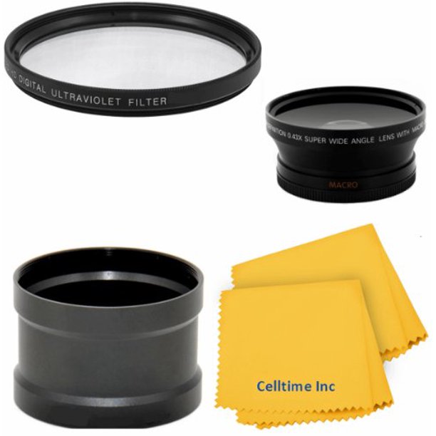 58MM Lens Accessory Kit for Canon PowerShot G12 G11 G10 Cameras