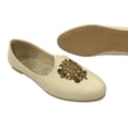 thumbnail image 2 of Men's Punjabi Jutti Cream Loafers Slip On Flats Handmade Sherwani Mojari Traditional Shoes Ethnic Indian Juti US 8 / EURO 42, 2 of 6