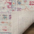 thumbnail image 3 of SAFAVIEH Windsor Marsan Traditional Runner Rug, Ivory/Fuchsia, 3' x 8', 3 of 5