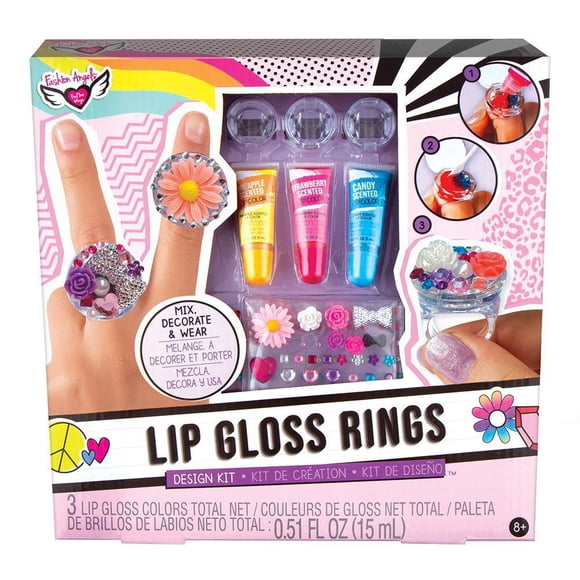 Kit de conception d'anneaux de brillant à lèvres Fashion Angels