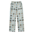 thumbnail image 2 of FORMRS Kids Pajama Pants with Pockets Size 6-8Y Boys Lounge Sleep Bottoms, Cute Cat Faces, 2 of 8