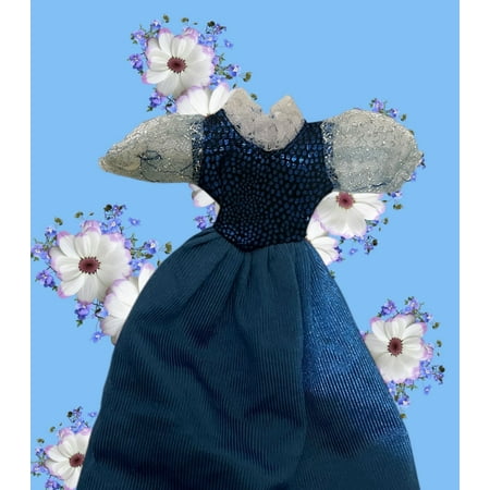 Lol Surprise Doll OMG Bratz Doll Blue Sequin Dress Puff Sleeves