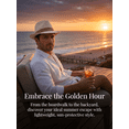 thumbnail image 6 of QSAWXQZ Men's Summer Straw Fedora Hat Short Brim Panama Sun Cap with White Band Breathable Beach Hat M, 6 of 9