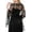 Black, variant on Shawls and Wraps for Evening Dresses,Women Formal 1920s Sequin Flower Sheer Shawls and Wraps for Wedding-