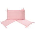 thumbnail image 4 of 4pcs revestible de malla de malla cubierta de cama para bebés para lados cubiertas acolchadas (rosa), 4 of 9