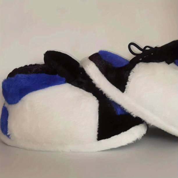 Zapatillas De Deporte De Felpa Para Mujer, Divertidas Zapatillas Con Cordones Para Mantener El Calor, Zapatillas Antideslizantes Para Interiores Para Unisex