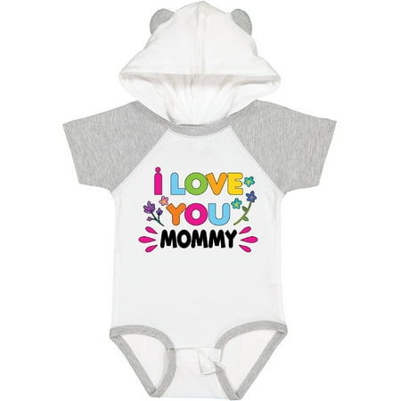 

Inktastic I Love You Mommy with Flowers Gift Baby Girl Bodysuit