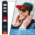 thumbnail image 6 of Hat Rack - 10 Shelf Hanging Closet Hat Organizer for Baseball Caps - Hat Storage to Protect Your Caps with this Hat Hanger - Easy Hat Holder & Baseball Hat Organizer, 6 of 8