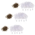 thumbnail image 1 of 3x 100 unids / pack Clips de de plástico Retenedores de de espejo Clips de fijación de muebles de pequeña sa Hogar / Oficin BLESIY Clips de retenedor, 1 of 8