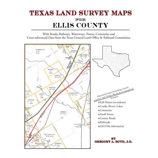 Texas Land Survey Maps for Ellis County