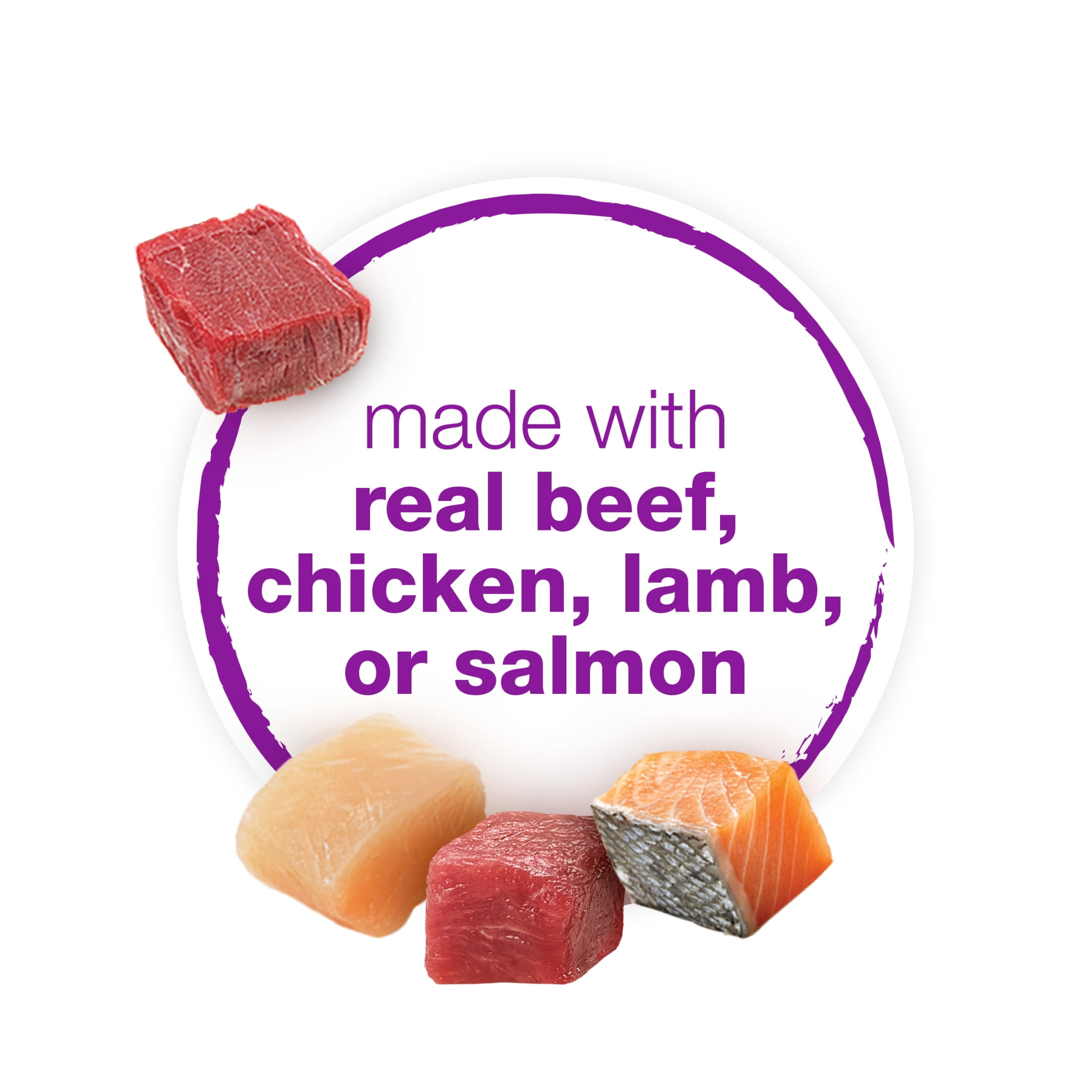 (3 pack) Purina Beneful Chopped Blends Wet Dog Food Soft Beef, Chicken, Salmon & Lamb, 10 oz Tubs