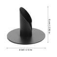 thumbnail image 2 of FOMIYES 2Ud Velas De Pilar De Hierro Negro Para Ambiente Cálido Y Decorativo, 2 of 7