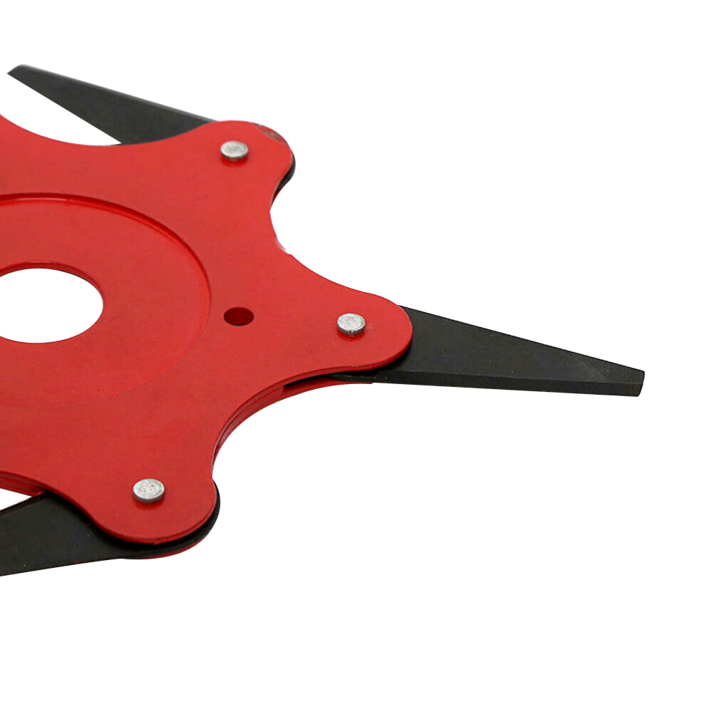 Trimmer Head 6 Steel Grass Cutter Head 180 Degrees Rotatable Lawn Mower