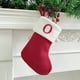 thumbnail image 1 of Seyotauo Christmas Stockings with Initials, Embroidered Xmas Stockings, 7" Large Knitted Xmas Stocking, Christmas Party Fireplace Family Hanging Stocking Decorations, 1 of 6