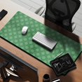 thumbnail image 2 of Long Mouse Pads for Desk,Green Christmas Snowflake Pattern Desk Mats on Top Of Desks, Desk Mouse Pad Extra Large with 3mm Non-Slip Base and Stitched Edge for Gaming,Office,Work,Home 35.4x15.7in, 2 of 5