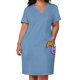 thumbnail image 3 of Vestido de verano con bolsillos sueltos Figment, vestido coreano para mujer, vestidos de verano para mujer 2025, vestidos de mujer, 3 of 7