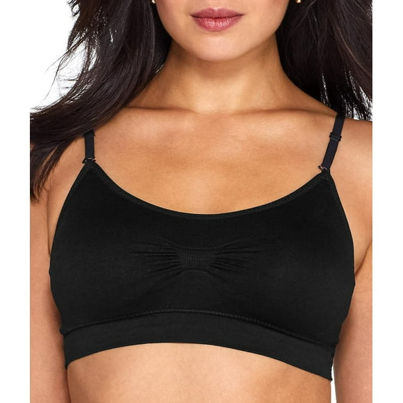 Coobie Womens Scoop Neck Bralette w/Lace Back