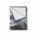 thumbnail image 2 of Misty Soft Flannel Fleece Throw Blanket, Nature Photo of Foggy Mountains Grassy Land and Long Wooden Pier Stairs at Daytime, Cozy Plush for Indoor and Outdoor Use, 50" x 70", Multicolor, by Ambesonne, 2 of 6