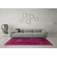thumbnail image 3 of Ahgly Company Indoor Square Persian Pink Traditional Area Rugs, 7' Square, 3 of 4