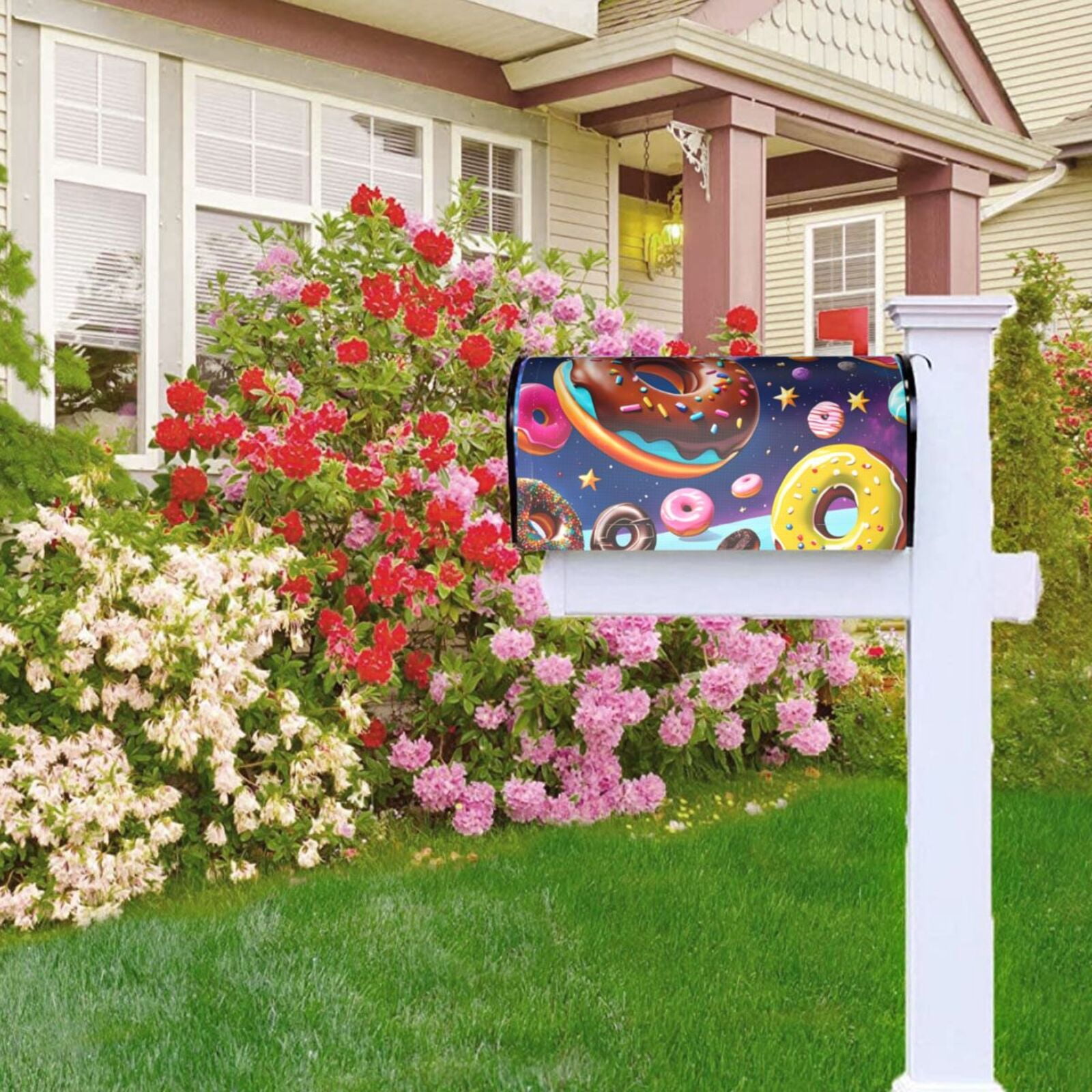 Kdxio Magnetic Mailbox Cover 25.5x21 in Mailbox Cover Outdoor Decoration Holiday Mailbox Covers for Home Garden Yard-25.5x21 in