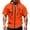 J403 Orange, variant on Curuila Mens Hoodies With Pocket Zip Up Short Sleeve Hooded Solid Color Sweatshirt For Men Summer Fashionable Tops Army Green Size L
