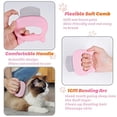 thumbnail image 4 of Zoowhale Pet brush Dog Cat Combs Hair Remover Brush Pet Dog Cat Massage Comb Brush Remove Loose Hairs Pet Cat Supplies, 4 of 5
