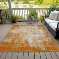 thumbnail image 6 of Addison Rugs Chantille Indoor/Outdoor Transitional Abstract Orange Washable Rectangle Rug, 5' x 7'6", 6 of 6