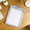 1905#Blue, variant on Transparent Zipper File Folder A4 Document Bag, Waterproof Clip Flat Open Secure Storage, for Exam School Office Study Work