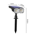 thumbnail image 3 of Teissuly Outdoor New LED Solar Lights, Waterproof Land-Scape Spotlights, Garden Lights, Wireless Solar Powered Outdoor Lights/Lighting for Yard, Walkway Teissuly WER202310061546, 3 of 9
