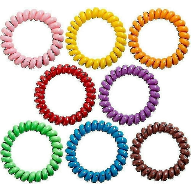 Sensory Bracelets For Boys And Girls With Autism, Adhd, Spd Stretchy Coil Bracelets For Kids With Anxiety Special Needs (8 Pack)-yvan