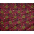thumbnail image 4 of oneOone Polyester Lycra Fabric Leaves & Floral Block Decor Fabric Printed BTY 56 Inch Wide, 4 of 4