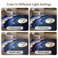 thumbnail image 7 of ODIKA 2'x3' Ultra-Soft Accent Mat, Starry Themed Galaxy Constellation Stars Nebula Motif Map None Washable, Bare feet friendly, Easy Care Indoor rug for Bedside, Footrest, 7 of 7