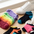 thumbnail image 2 of Colorfut Women's 20 Pairs Colorful Patterned Low Cut/No Show Socks WL02-AB, 2 of 5