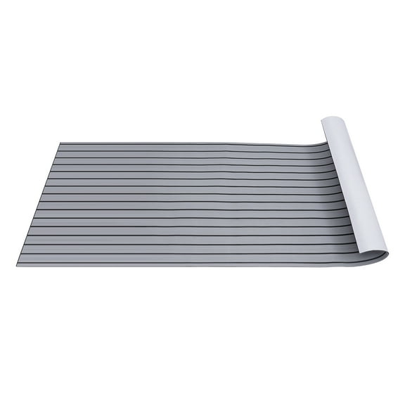 Wildnix EVA Foam Marine Flooring Mat for Boats, RVs, and Pools, Teak Design with Strong Adhesive, Shock Absorption and Non-Slip Surface