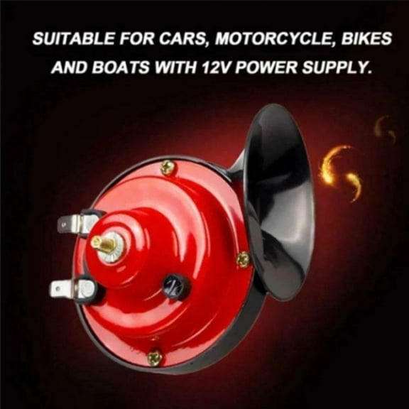 FurNest 12V 300DB Super Train Horn For Trucks SUV Car-Boat Vehicle Motorcycle