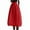 Off-White, variant on AUNVITO Women's A-Line Pleated Skirt Elastic Waist Flowy Chiffon Midi Long Skirt Casual