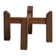 thumbnail image 1 of Soporte para plantas de suelo, soporte para macetas de madera, fácil de usar, portátil, antideslizante y estable. Marrón de una sola capa, 1 of 9